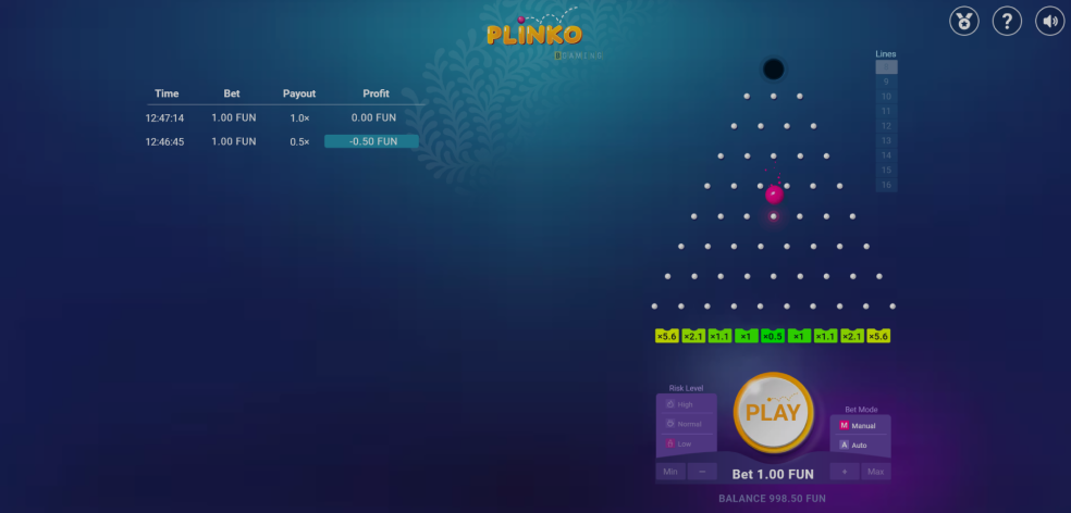 Plinko Game