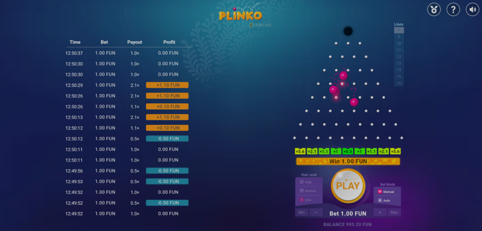 Plinko Game