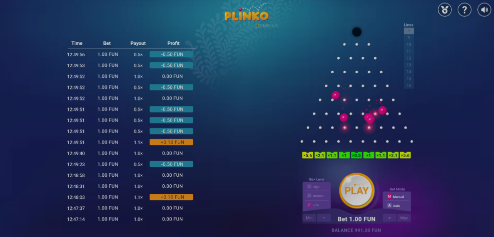 Play Plinko