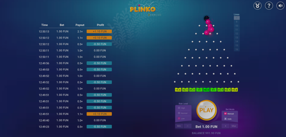 Plinko Game